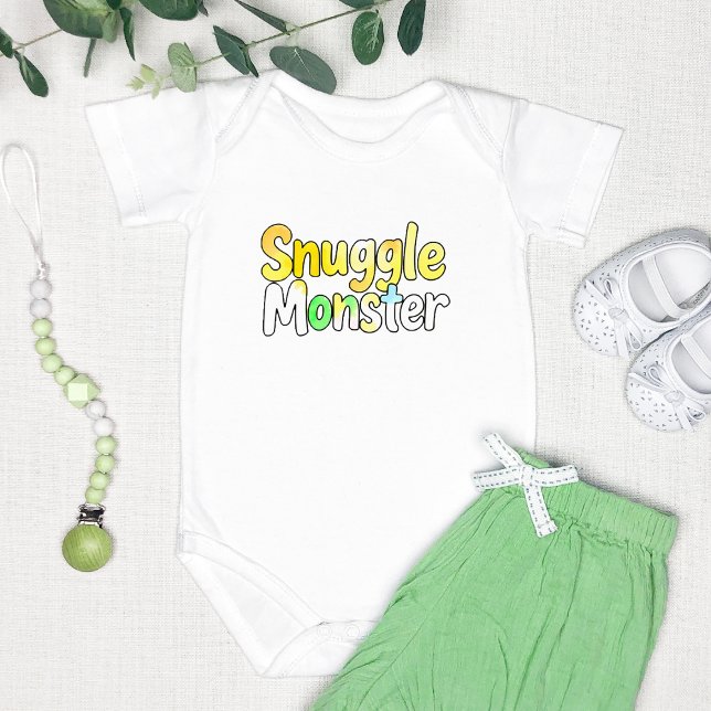 Adorable "Snuggle Monster" Baby Strampler (Von Creator hochgeladen)