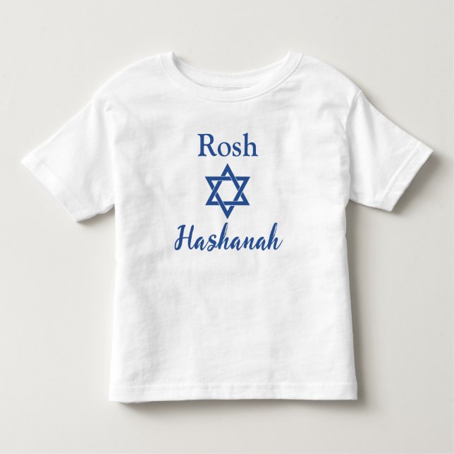 Adorable Star von David Rosh Hashanah Kleinkind T-shirt (Vorderseite)