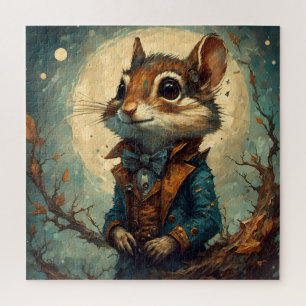 Adorable Steampunk Chipmunk Puzzle