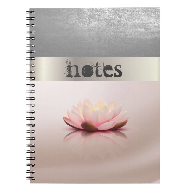 Adorable Stylish Lotus Blume Notizblock (Vorderseite)