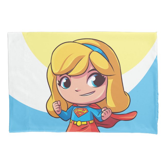 Adorable Supergirl Stance Kissenbezug (Vorderseite)