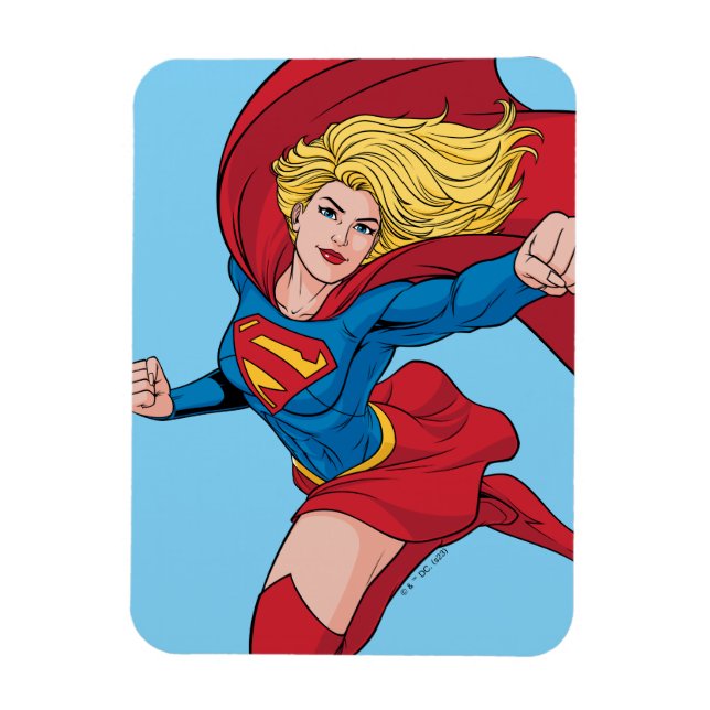Adorable Supergirl Stance Magnet (Vertikal)