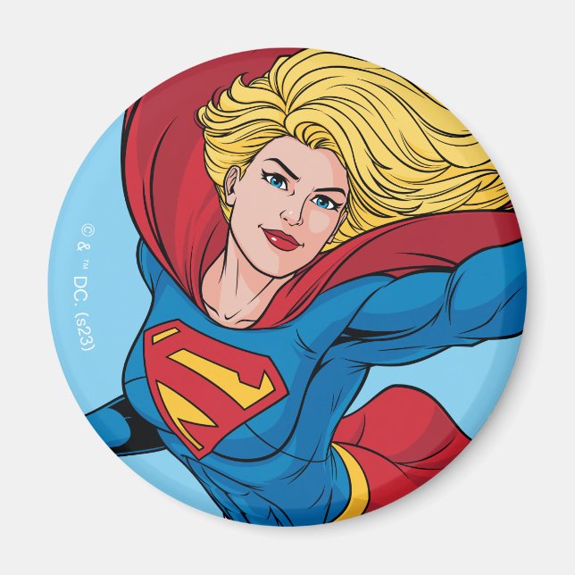 Adorable Supergirl Stance Magnet (Vorne)