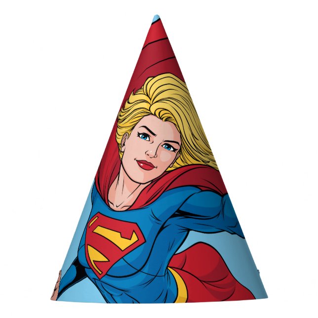Adorable Supergirl Stance Partyhütchen (Vorderseite)