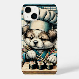 Adorable Sushi Koch Puppy Case-Mate iPhone 14 Hülle