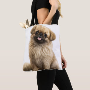 ADORABLE TAN PEKINGESE PUPPY HUND