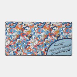 Adorable Tea Party Doodle, Schreibtischunterlage