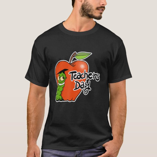 Adorable Teacher's Day Apple Design - Perfect for  T-Shirt (Vorderseite)