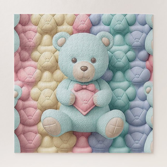 Adorable Teddy Bären Puzzle für Kinder (Vertikal)