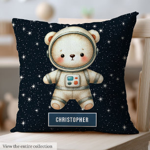 Adorable Teddy Bear Astronaut Kissen für Baby Boy