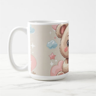 Adorable Teddy Bear Baby - Soft Pastell Design Kaffeetasse