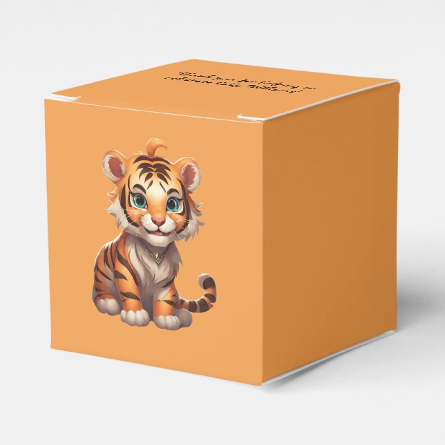 Adorable Tiger Wall Decal Geschenkschachtel (Vorderseite)