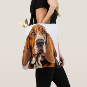 ADORABLE TRI-FARBIGE BASSET HUND