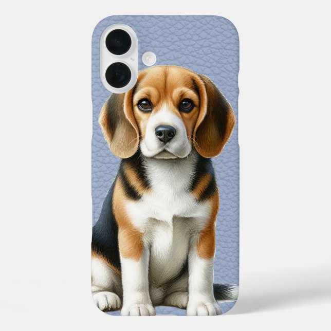 ADORABLE TRI-FARBIGER BEAGLE PUPPY HUND Case-Mate iPhone HÜLLE (Rückseite)