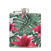 Adorable Tropical Palm Hawaiian Hibiskus