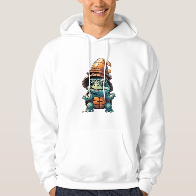 Adorable Turtle in Halloween Mood Essential T-Shir Hoodie (Vorderseite)