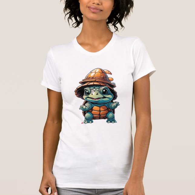 Adorable Turtle in Halloween Mood Essential T-Shir T-Shirt (Vorderseite)