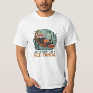Adorable und kühne rote Panda-Designs T-Shirt