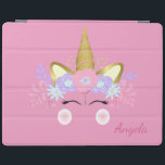 Adorable Unicorn Face Magical iPad Hülle<br><div class="desc">Ein zauberhaftes Einhorn. Ein elegantes und raffiniertes Design.</div>