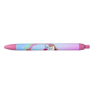 Adorable Unicorn, farbiger Regenbogen Kugelschreiber