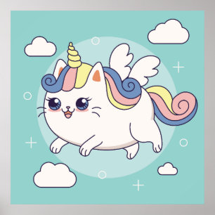 Adorable Unicorn Poster