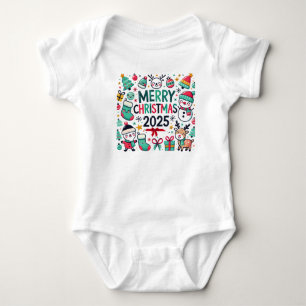 "Adorable Unisex Baby Christmas Bodysuit" Strampler