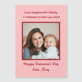 Adorable Valentine's Day Card für Kinder Magnetkarte
