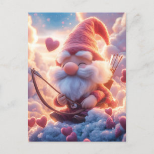 Adorable Valentinstag mit Bow und Pfeil Feiertagspostkarte