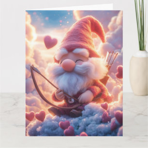 Adorable Valentinstag mit Bow und Pfeil Karte