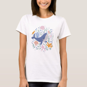 Adorable Wale und Meereslebewesen T-Shirt