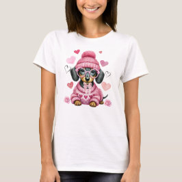 Adorable Watercolor-Dackel T-Shirt
