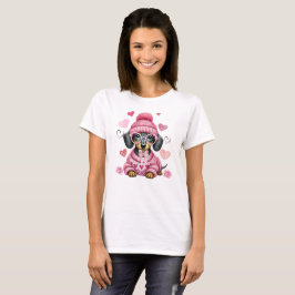Adorable Watercolor-Dackel T-Shirt
