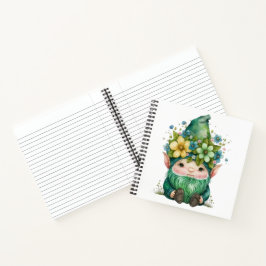 ADORABLE WATERCOLOR IRISH CELTIC GNOME NOTIZBUCH