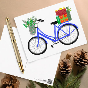 Adorable Weihnachten Fahrrad Urlaub Weihnachten Ge Postkarte