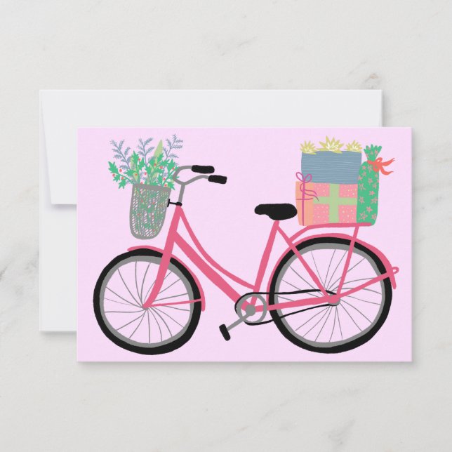 Adorable Weihnachten Fahrrad Urlaub Weihnachten We (Vorderseite)