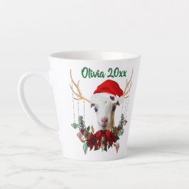 Adorable Weihnachten LaMancha Ziege Kind Milchtasse