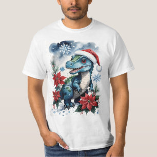 Adorable Weihnachten Weihnachten Weihnachten T-Rex T-Shirt