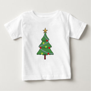 Adorable Weihnachtsbaum Baby T-shirt