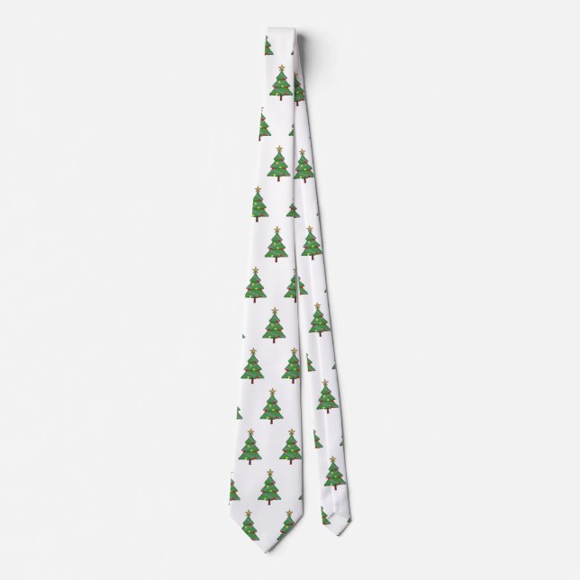 Adorable Weihnachtsbaum Krawatte (Vorderseite)