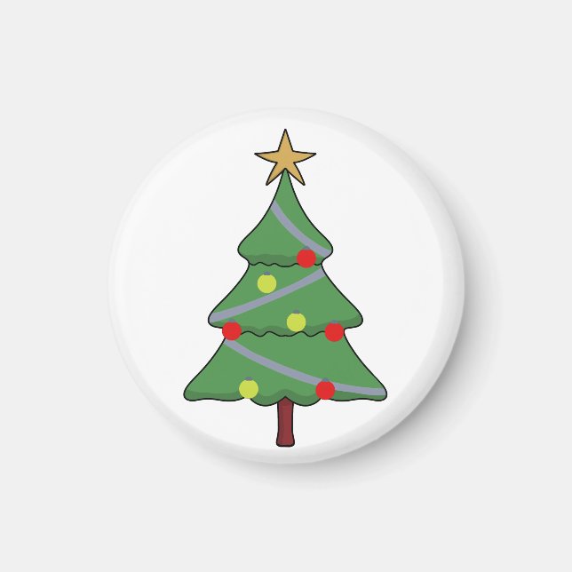Adorable Weihnachtsbaum Magnet (Vorne)