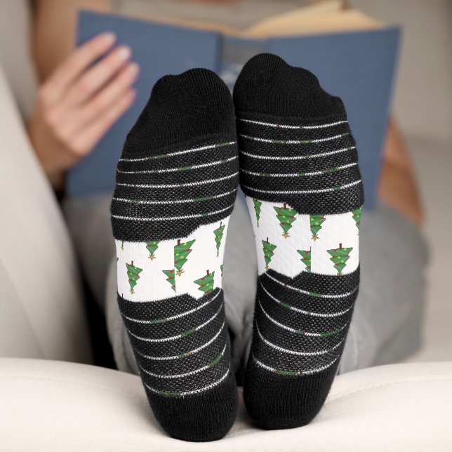 Adorable Weihnachtsbaum Socken (Unterseite)