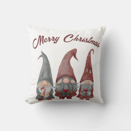 Adorable Weihnachtsgnomen mit Holiday Cheer Kissen