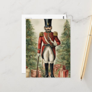 Adorable Weihnachtssoldat Postkarte