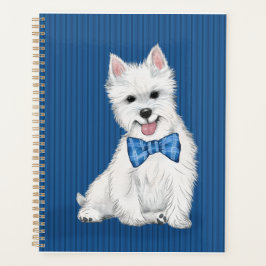 Adorable West Highland White Terrier Planner Planer