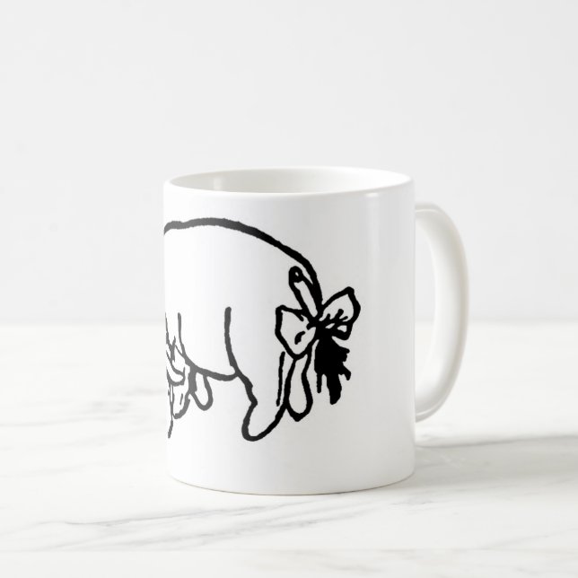 Adorable Winnie The Pooh Eeyore Sketch Kaffeemasch Kaffeetasse (VorderseiteRechts)