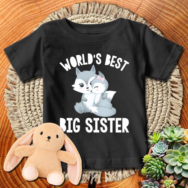 Adorable WntrFX World's Best Big Sister Baby T-shirt (Von Creator hochgeladen)