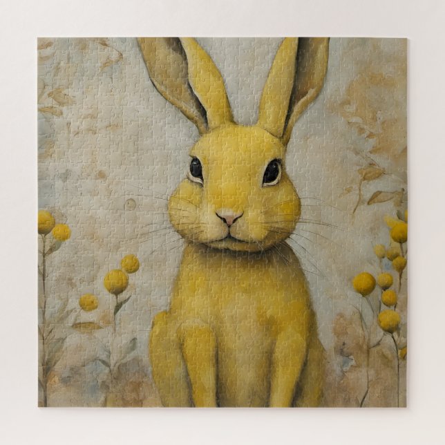 Adorable Yellow Rabbit Puzzle (Vertikal)