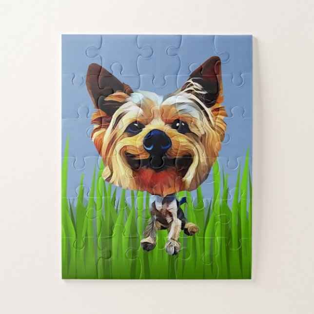 Adorable Yorkshire Terrier 30 Piece Puzzle (Vertikal)