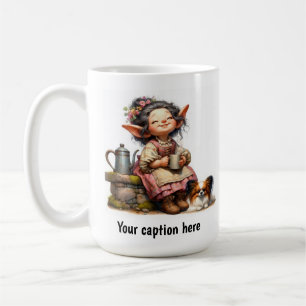Adorable Young Munchkin in Vintager Kleidung Kaffeetasse