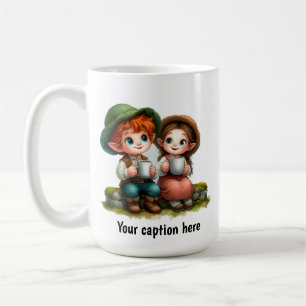 Adorable Young Munchkins in Vintager Kleidung Kaffeetasse